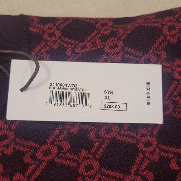 Mr Turk Buchanan Merino Wool Sweater XL - Picture 7 of 7